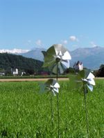Windrad aus Aluminium  Ø 22 cm