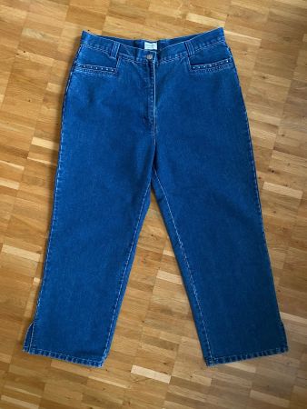 Jeans Damen Gr.44-46 blau, Bund 92cm, Länge 94cm