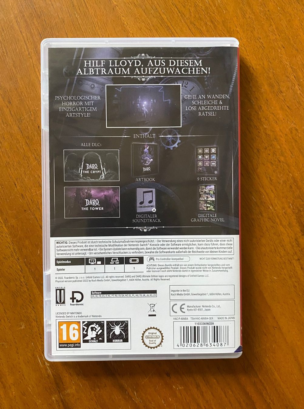 Nintendo Spiele: DARQ Ultimate Edition, Nintendo Switch – Gebraucht aus Aarau von Vintagewelten 1