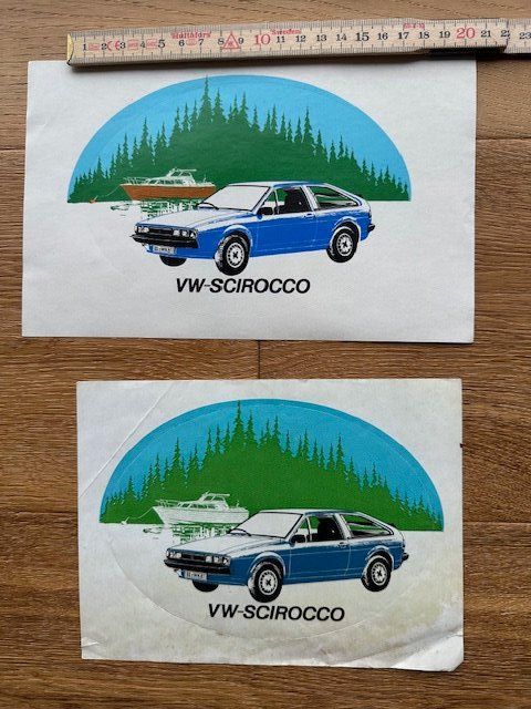 Volkswagen Aufkleber Retro