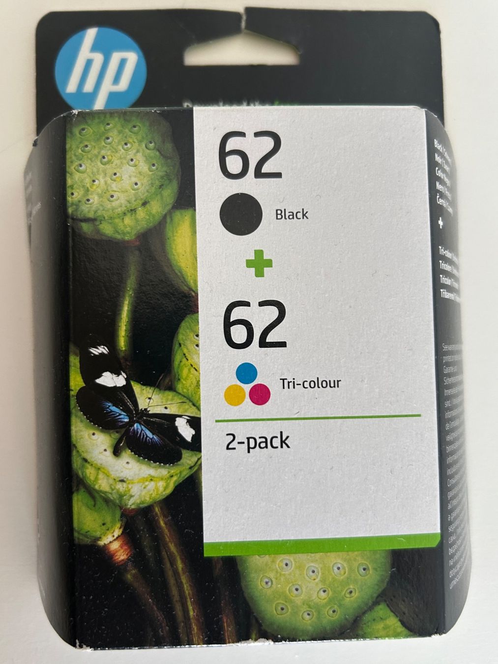 Hewlett Packard Druckerpatronen & Toner: HP 62 Druckerpatronen 2-pack – Neu und originalverpackt aus Oberwil b. Zug von design_at_work