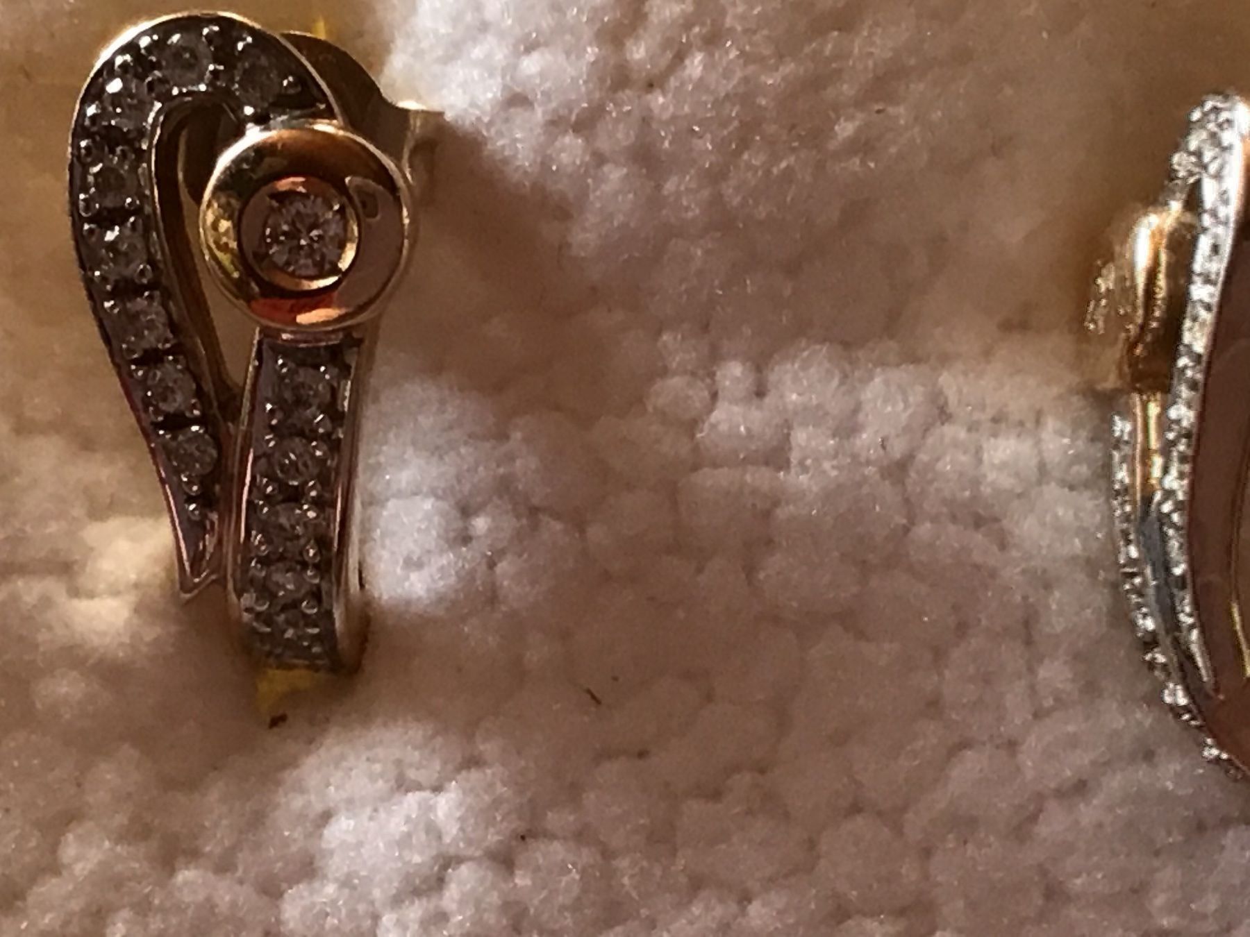 Ohrringe & -stecker: Massive Gold Diamant Ohrstecker – Gebraucht aus St. Gallen von Goldlilly 2