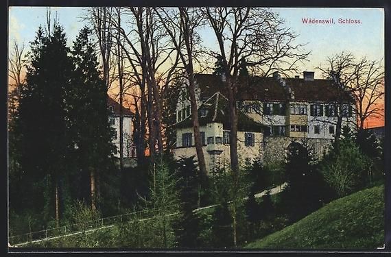 Ansichtskarten: AK Wädenswil, Schloss – Gebraucht aus Berlin von bartko-reher