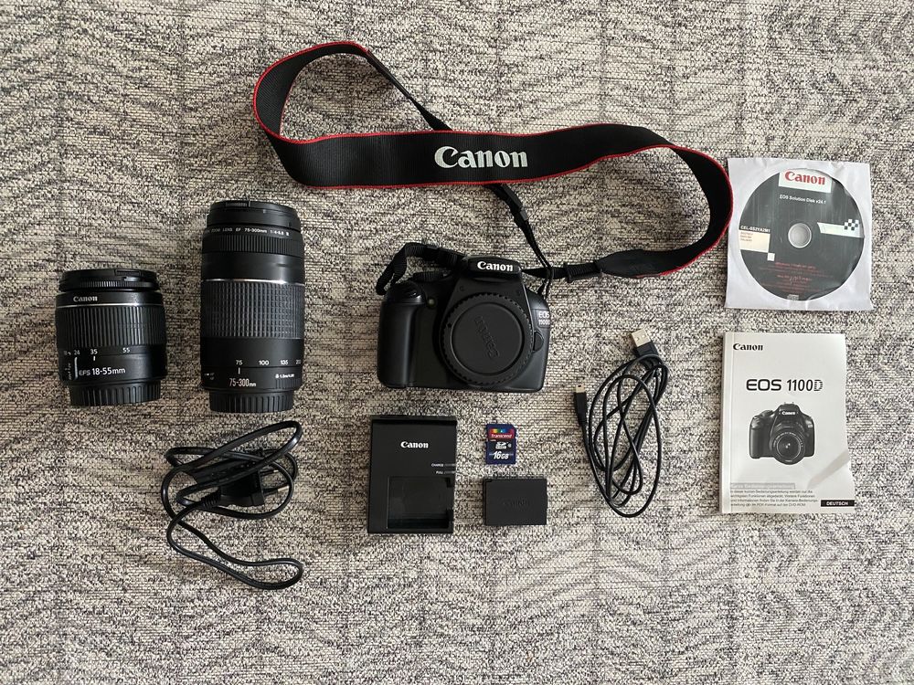 Canon EOS 1100D KomplettKit (zwei Objektive) Kaufen auf Ricardo