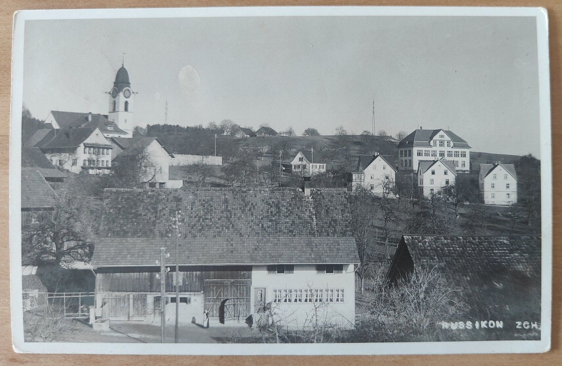 Ansichtskarten: Foto AK Russikon um 1930 – Gebraucht aus St. Erhard von Chaeferli6