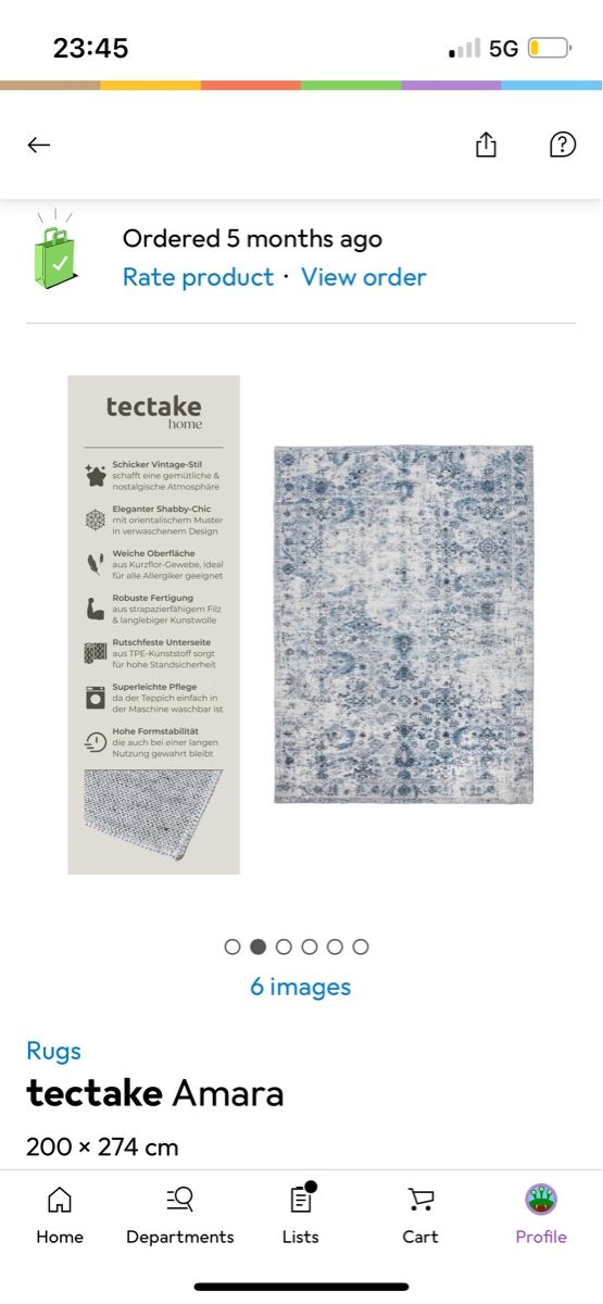 Teppiche: blue oriental rug – Gebraucht aus Bern von lea_jz8h 2