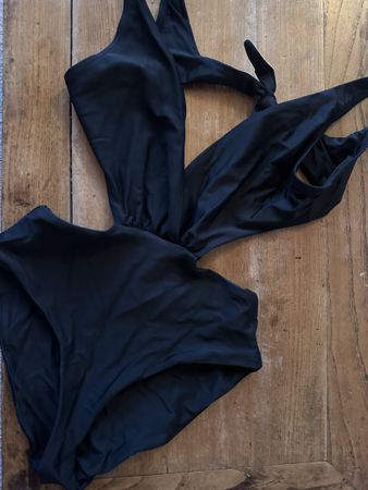 Badekleid schwarz Gr. 36