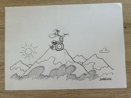 Dessin original Barrigue, Montagne et Liberté!🤩 (52)