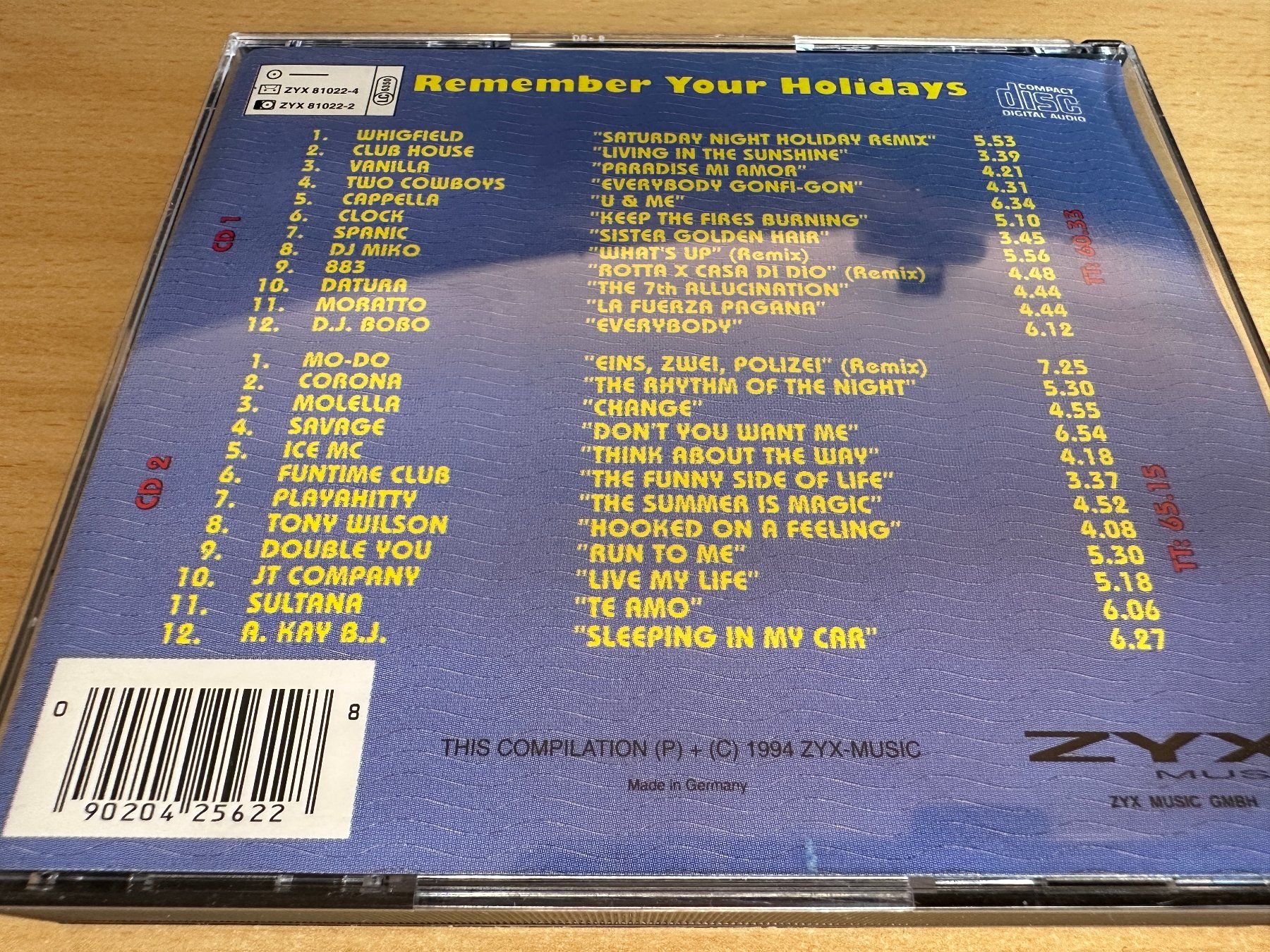 CD: Various – Remember Your Holidays - 2 CD – Usato da Rikon im Tösstal venduto da Alpenmutz 1
