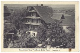 Kinderheim  Iten,  Forsthaus  Unter-Ägeri  -  Telephon  42