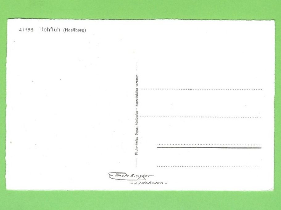 Cartoline postali: Hohfluh (Hasliberg) – Usato da Zürich venduto da t24_de 1