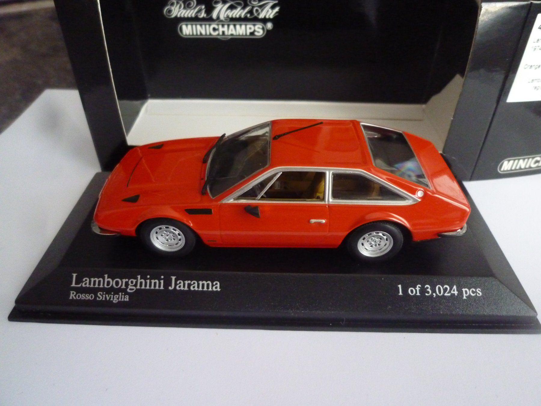 Lamborghini Modellini d'auto: Lamborghini Jarama (1974) – Nuovo e nell'imballaggio originale da Flawil venduto da Imperiosud 1