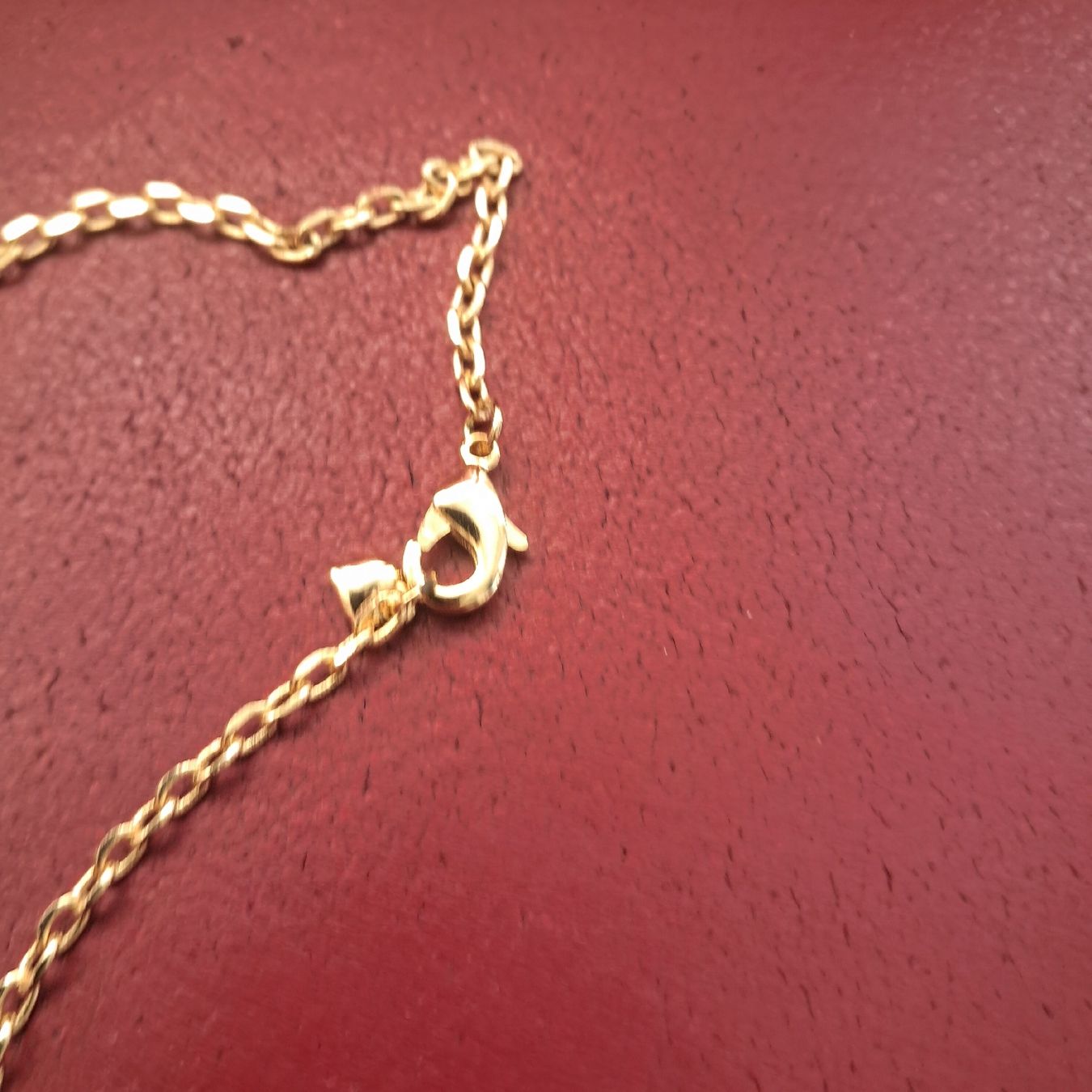 Ketten: Collier Augenform Medaillon Goldfarben mit blauer Stein – Gebraucht aus Dietikon von una_y6wy 3