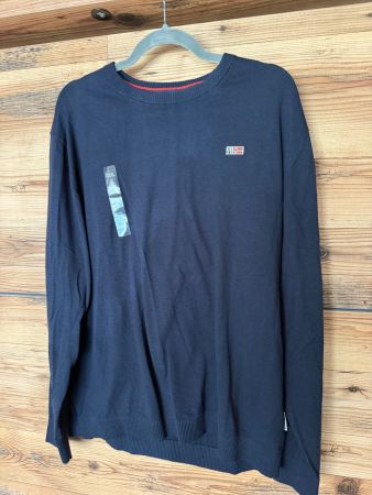 NAPAPIJRI Pullover, Gr 3XL, Blau neu/ungetragen