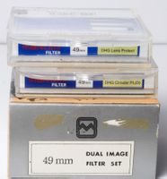 4 Topfilter Ø49mm / Polfilter / Lens Protect / Dual-Image
