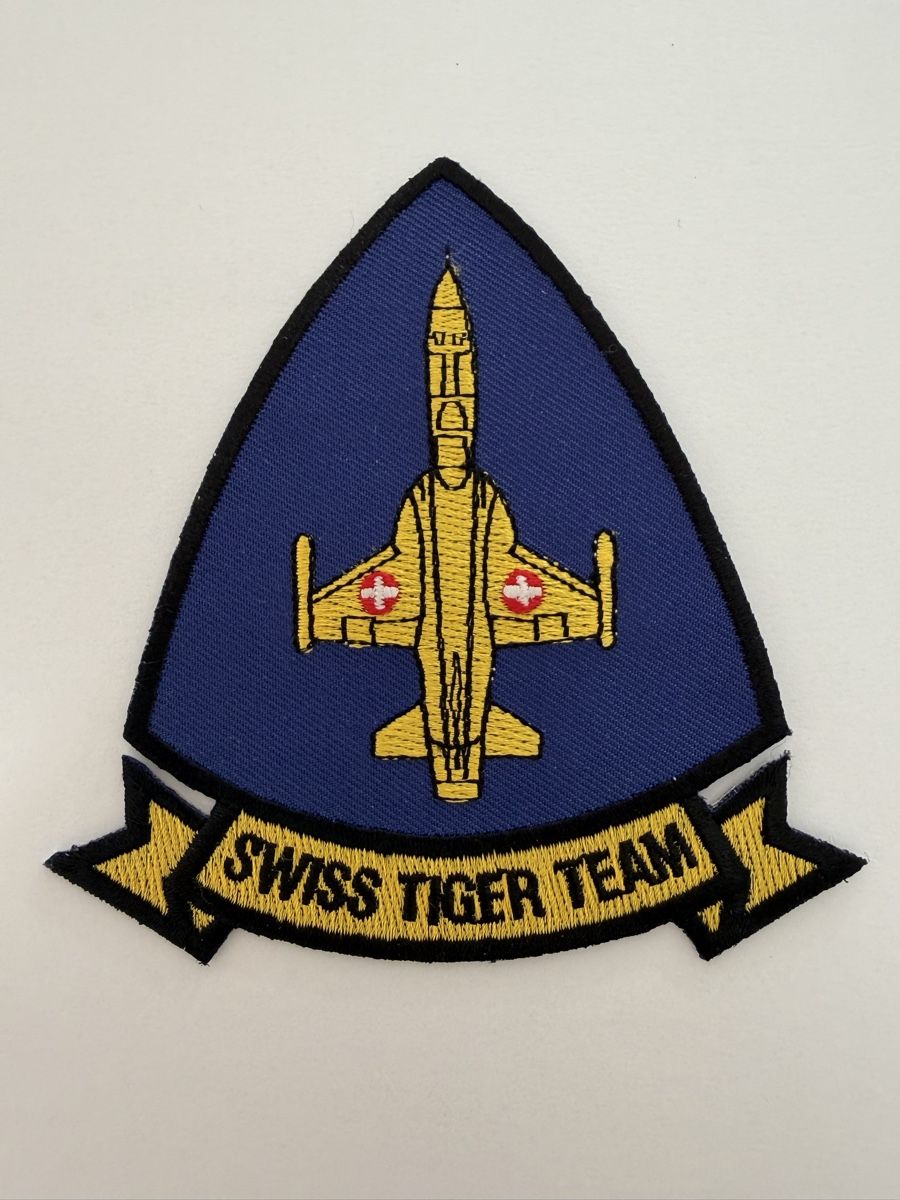 Schweizer Armee Plaketten & Abzeichen: Swiss Tiger Team patch  – Gebraucht aus Chamoson von Lio_Rey