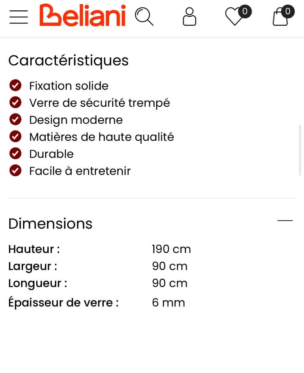 Docce: Parois vitrée douche cadre doré, 90x190 – Nuovo e nell'imballaggio originale da Biel/Bienne venduto da lilianaldc 8