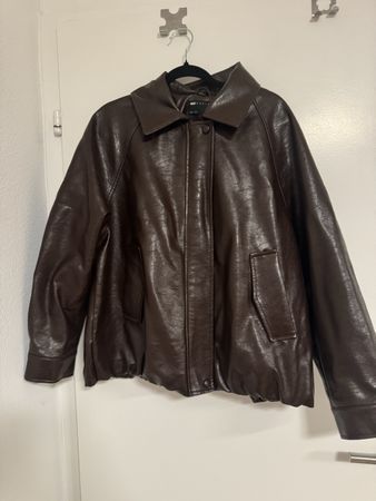Damen Kunstlederjacke braun Grösse M neuwertig
