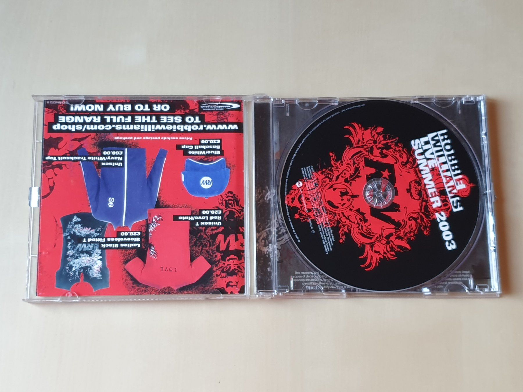 CDs: Robbie Williams Live Summer 2003 – Gebraucht aus Stansstad von collectorsshop 2