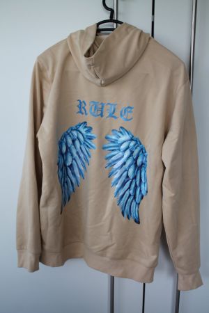NEU! Hoodie Pullover RULE ☆ Flügel ☆ Angel Engel Kapuzen