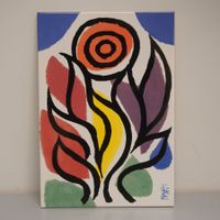 Celestino Piatti Keramikplatte "Feuer" Keramik   (S239)