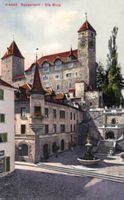 Schloss Rapperswil SG, Litho Karten 1906