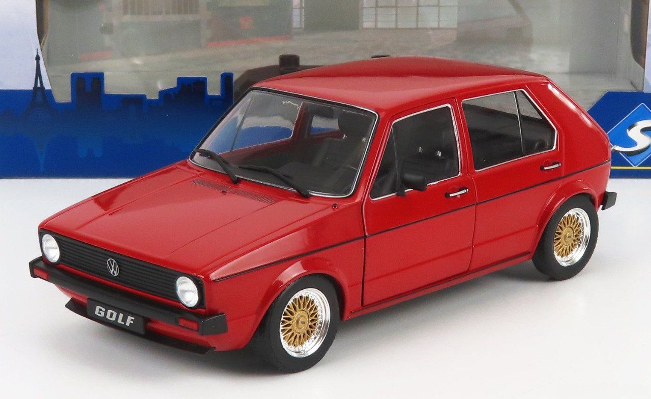 Solido Voitures modèles: VW Golf I L Custom 1:18 – Neuf avec emballage d'origine à Ulisbach par mironebraska