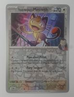 Team Rocket's Meowth - Destined Rivals 149 - Reverse Holo