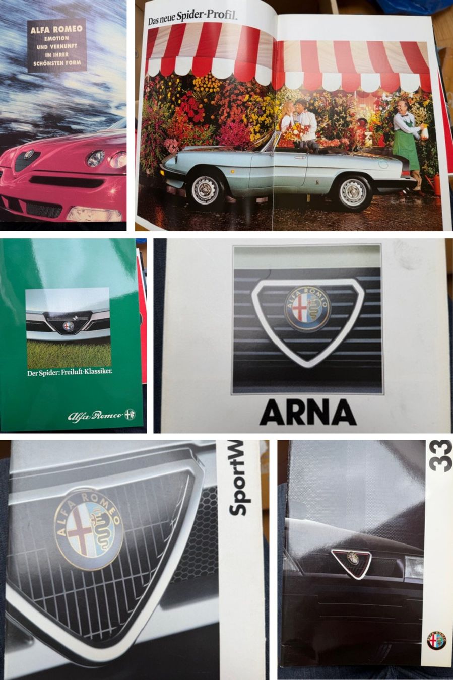 Alfa Romeo Documenti: Alfa Romeo Bücher und original Prospekte – Usato da Luzern venduto da veloce37 5