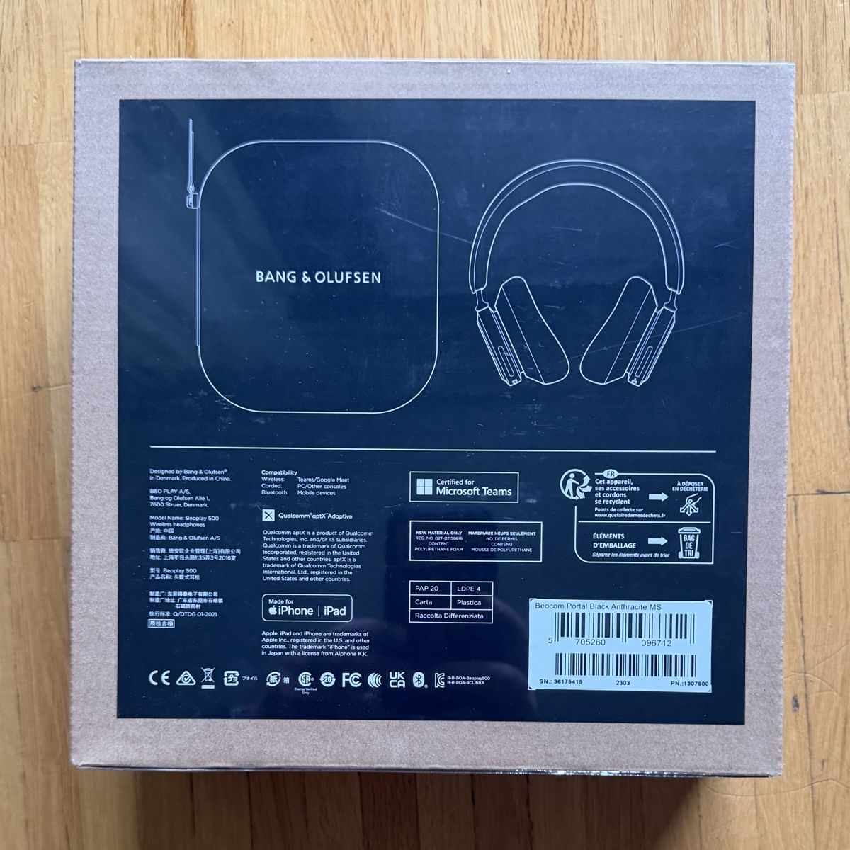 Bang & Olufsen Cuffie: Bang & Olufsen B&O Beocom Portal Headset – Nuovo e nell'imballaggio originale da Zürich venduto da Rogersite 1