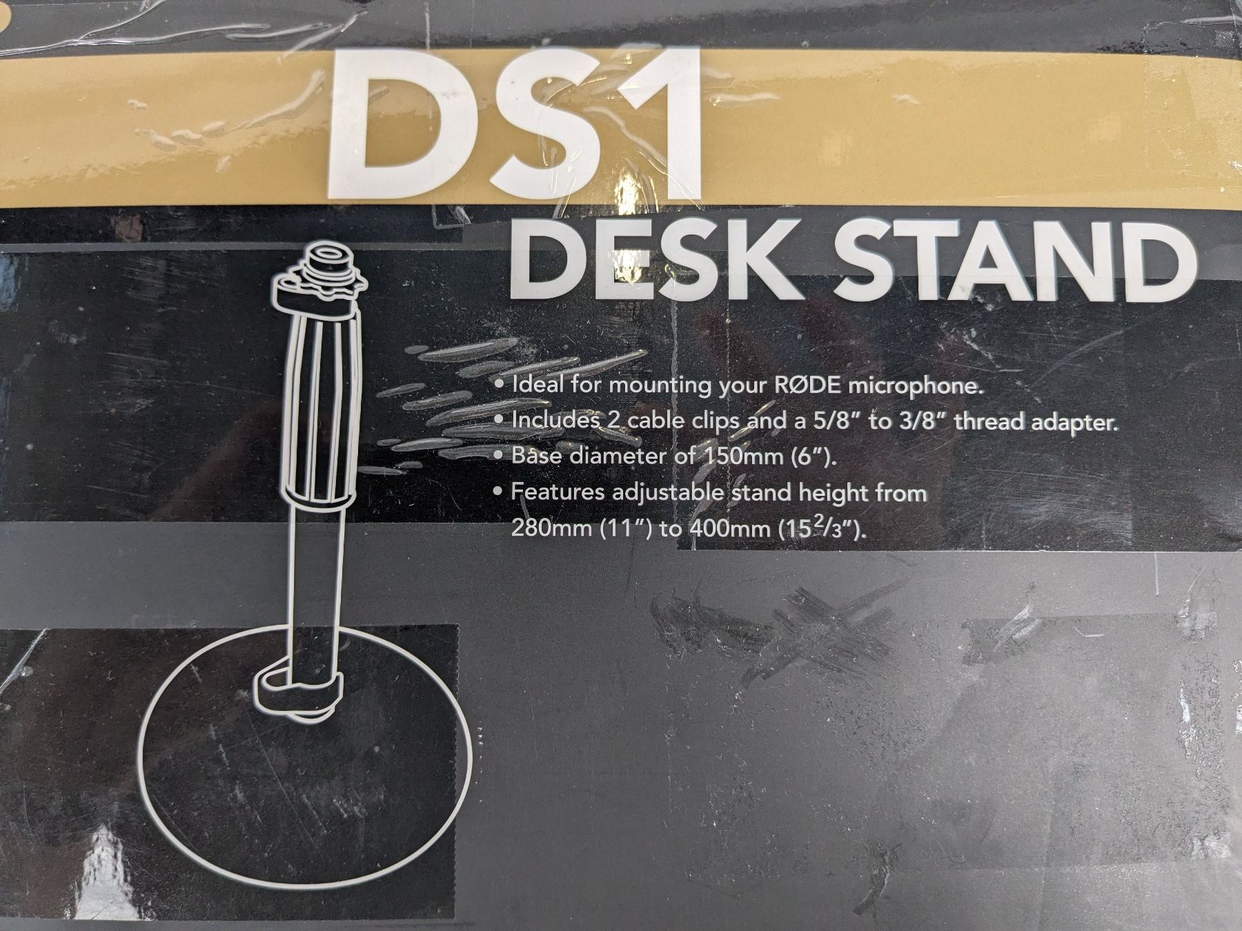 Supporti per strumenti musicali & leggii: RØDE DS1 Mikrofon Stand – Nuovo (secondo la descrizione) da Dintikon venduto da Restwert_Dintikon 3