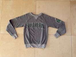 Sweatshirt Pullover Harry Potter Slytherin Gr.XS grau