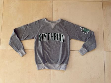 Sweatshirt Pullover Harry Potter Slytherin Gr.XS grau