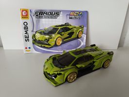 Sembo Klemmbaustein Set Sportwagen 1:24