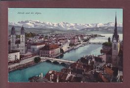 ZÜRICH und die Alpen