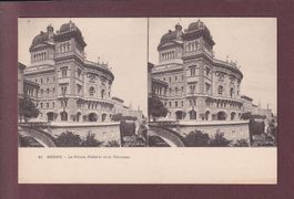 BERN - Palais fédéral - Carte stéréo