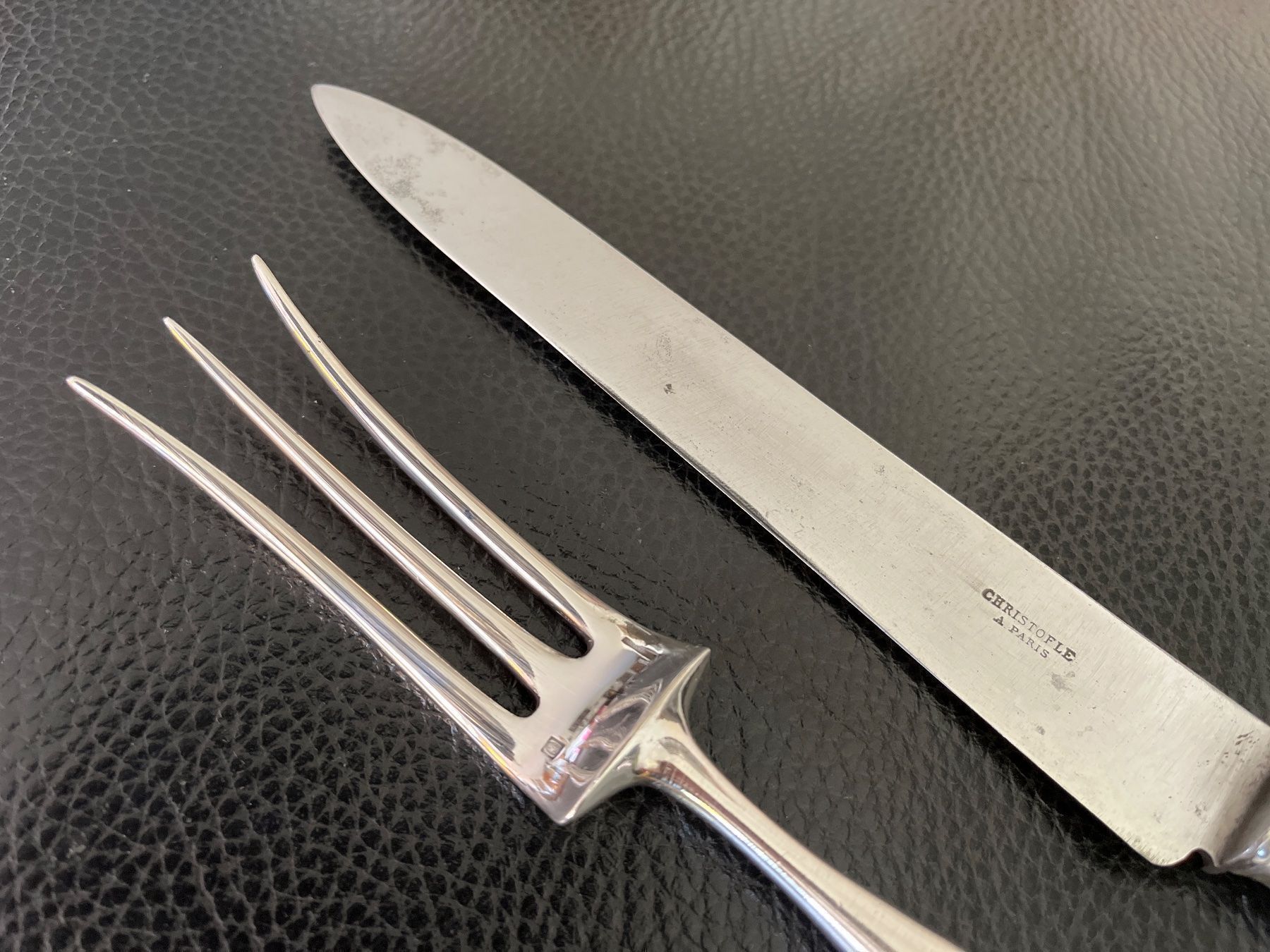 Christofle Set di posate: Couverts à gigot Christofle Ruban – Usato da Morges venduto da bijouxsterling2019 1