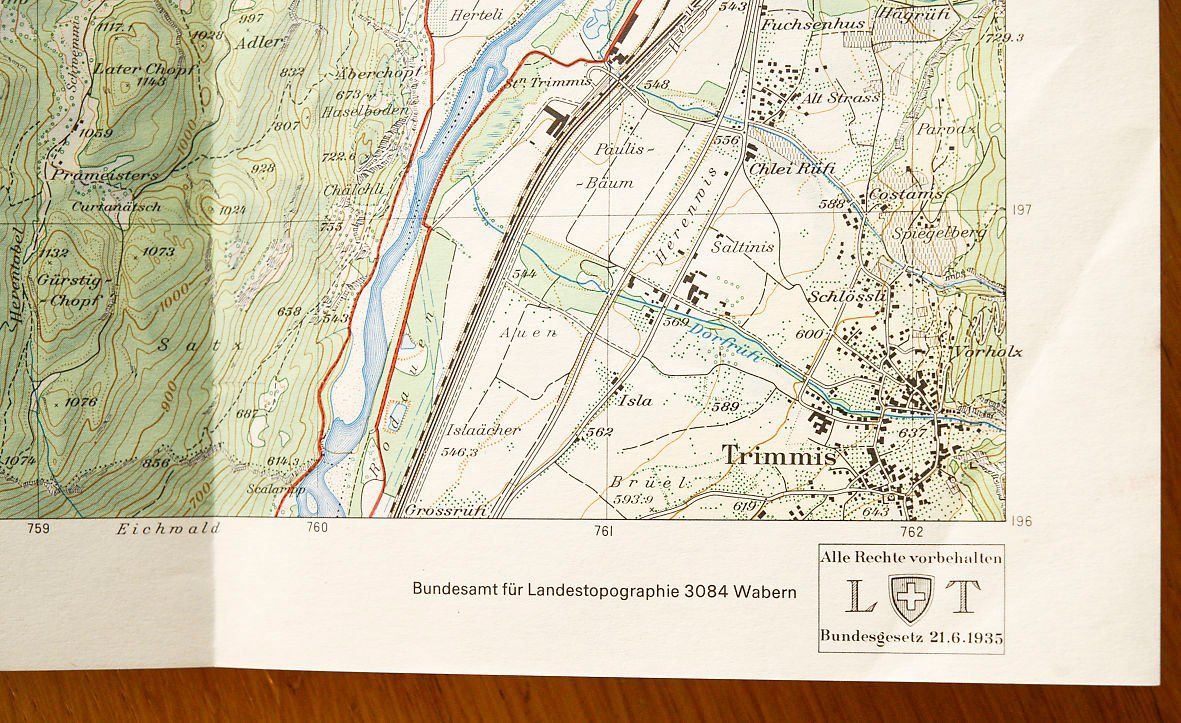 Cartine & Atlanti: Wanderkarte Pizolgebiet – Usato da Bern venduto da Maccalvin 3