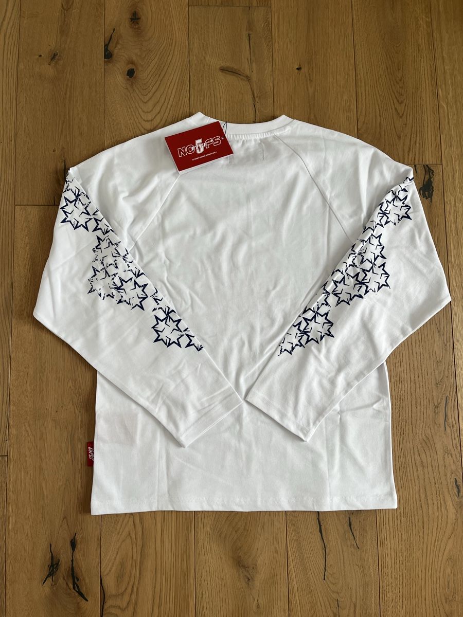 T-shirt: Nofs Longsleeve weiss/blau – Nuovo e nell'imballaggio originale da Neftenbach venduto da Pia020 1