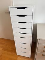 IKEA ALEX Schubladenelement 9 Schubladen weiss