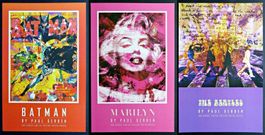 BATMAN MARILYN MONROE BEATLES PAUL GERBEN POSTER SET