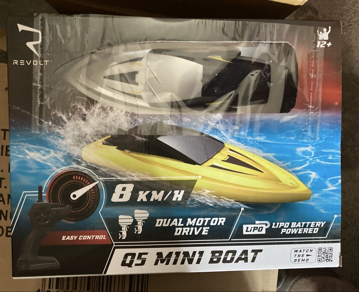 Modellismo RC: RC Speed Boot 8 KM/H – Nuovo e nell'imballaggio originale da Aarwangen venduto da to-hirschi