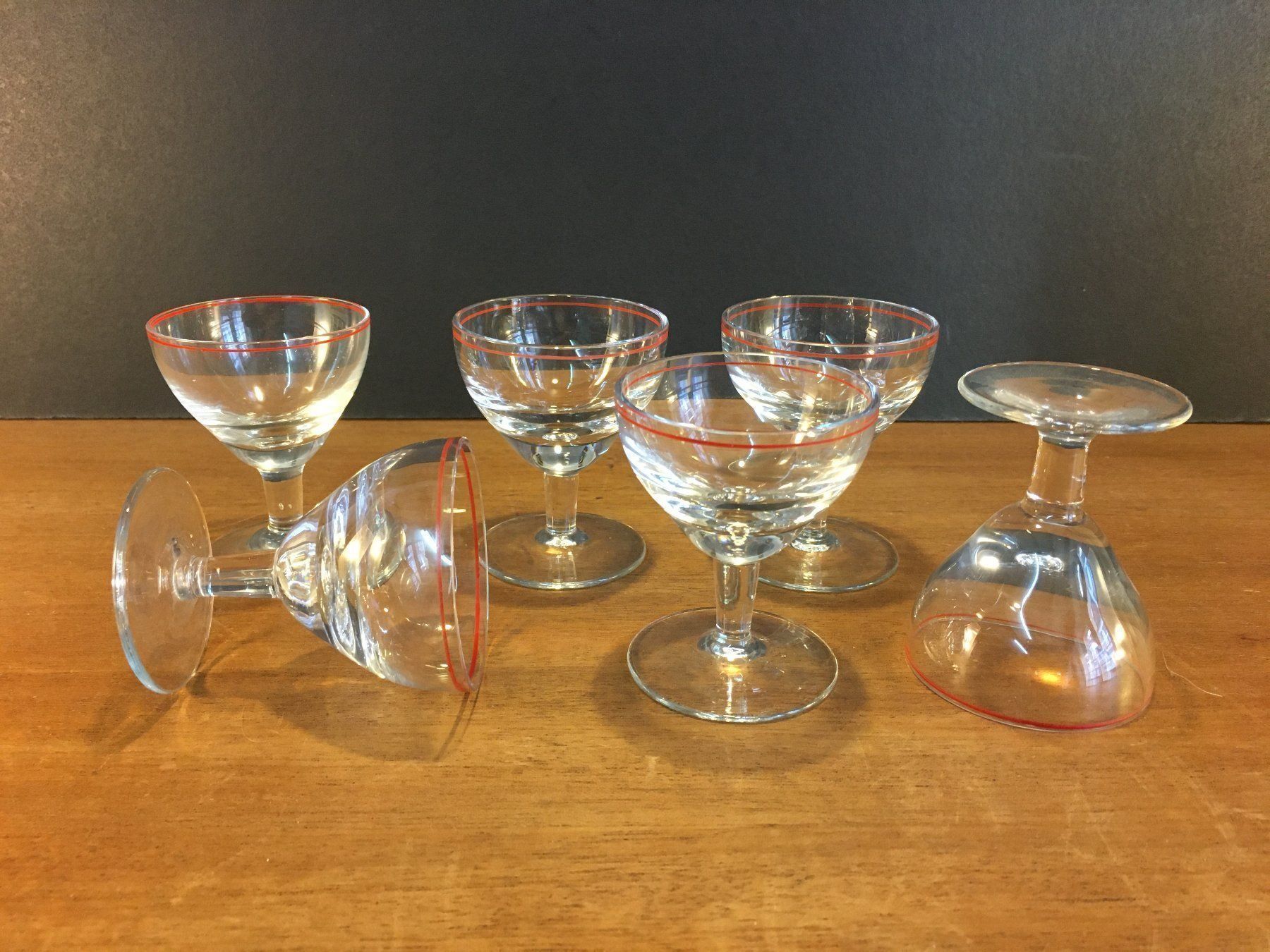 Bicchieri: Vintage 6 Gläser, ca. 7 cm. hoch – Usato da Schaffhausen venduto da vintageville 5