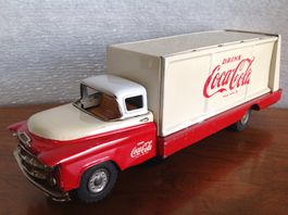 Blechspielzeug Coca Cola LKW , 1950/60's , Batterie , Japan
