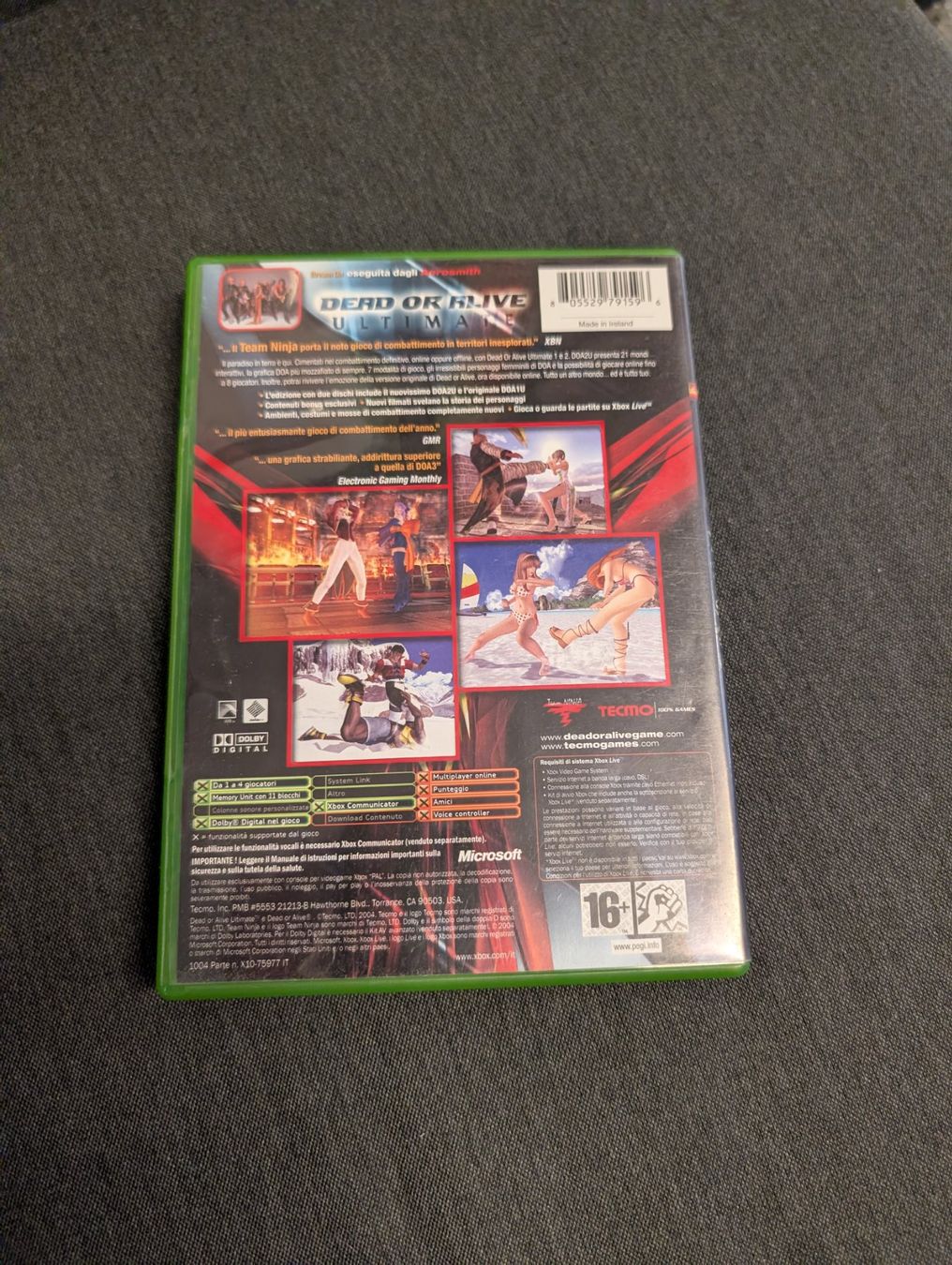 Giochi: Dead or alive Ultimate Microsoft Xbox – Usato da Giubiasco venduto da Ticinerd 1