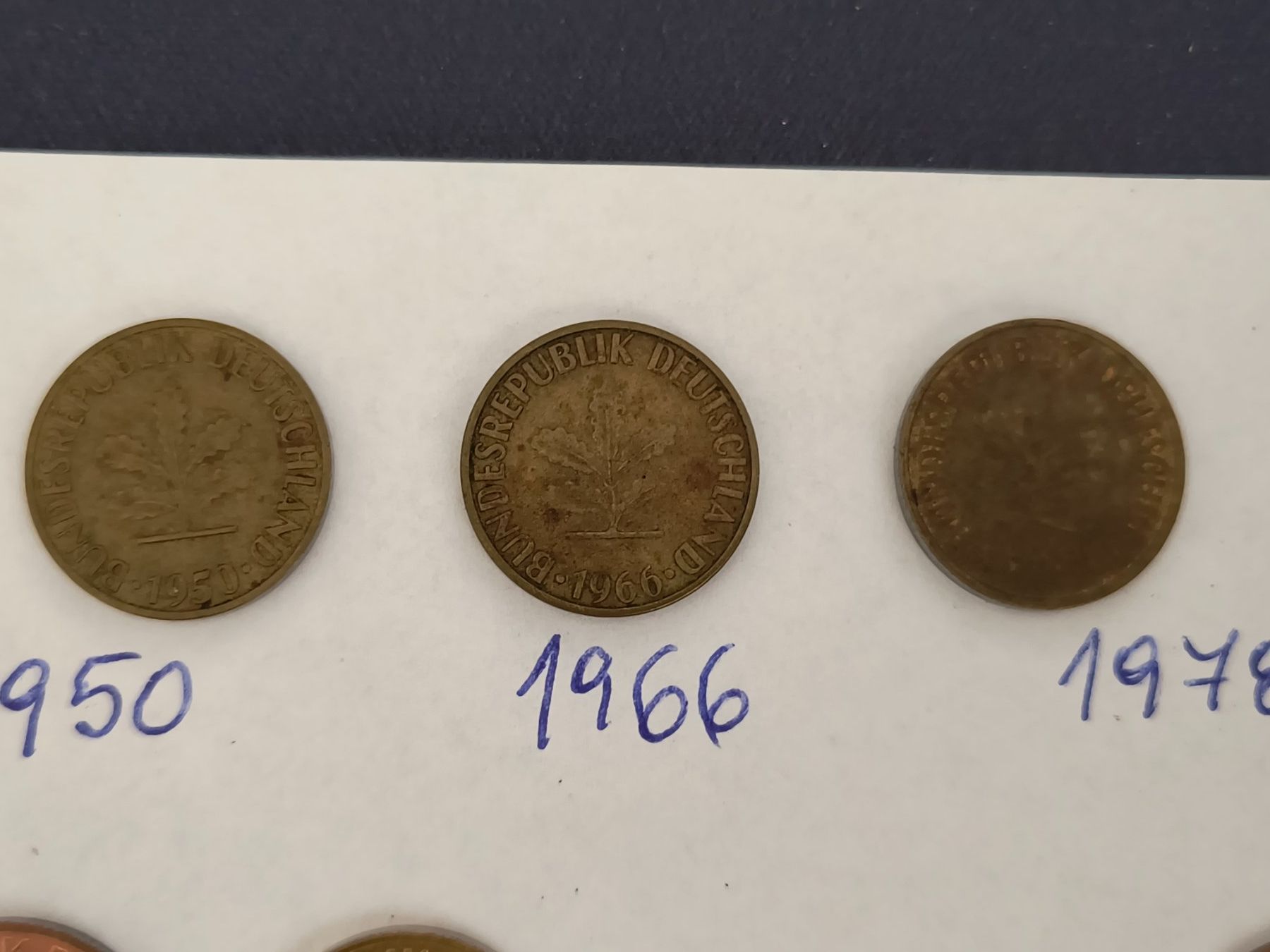 Tutti le monete: DEUTSCHE MARK - MÜNZEN 1950 / 1987 – Usato da Neuhausen am Rheinfall venduto da VALAMA 2