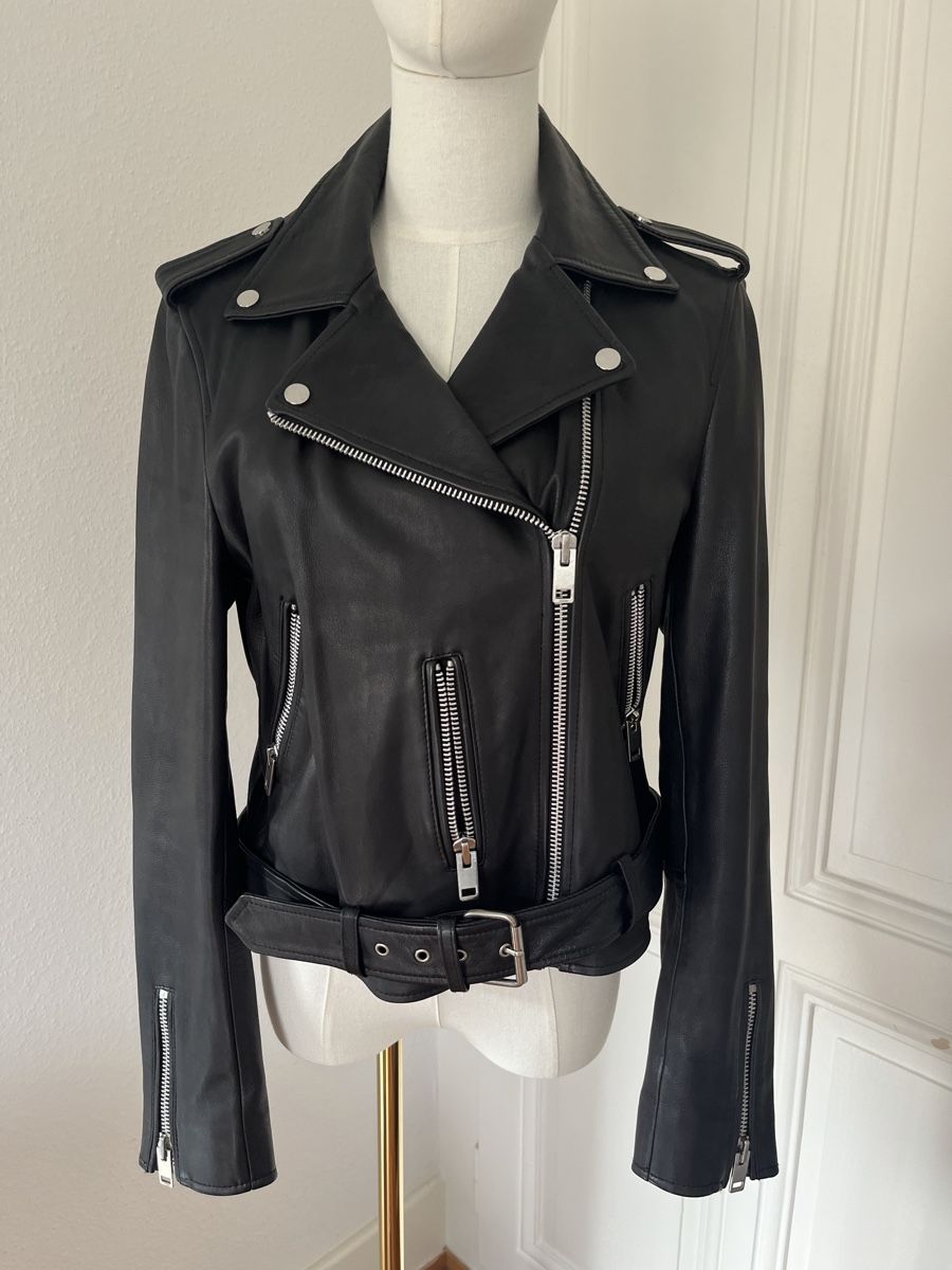 Giacche: Walter Baker Leather Biker Jacket - Size M - Chic Style! – Usato da Mies venduto da nic_yk5d 2