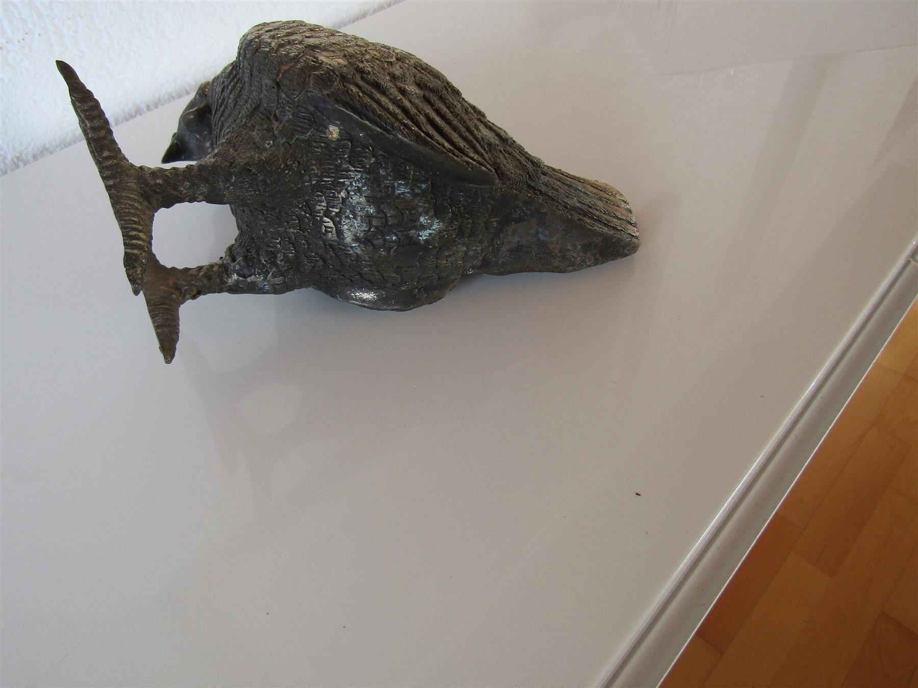 Statuette: Huhn (versilbert?)                                  (Nr.70) – Usato da Herzogenbuchsee venduto da Winigo 5