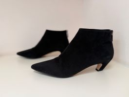 Stiefeletten Christian Dior Wildleder schwarz Grösse 38.5