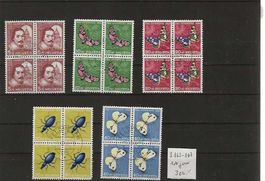 timbre Pro Juventute J163-J167 1er jour bloc de 4 SBK 300.--